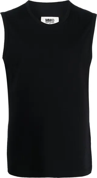 Crew Neck Sleeveless Top