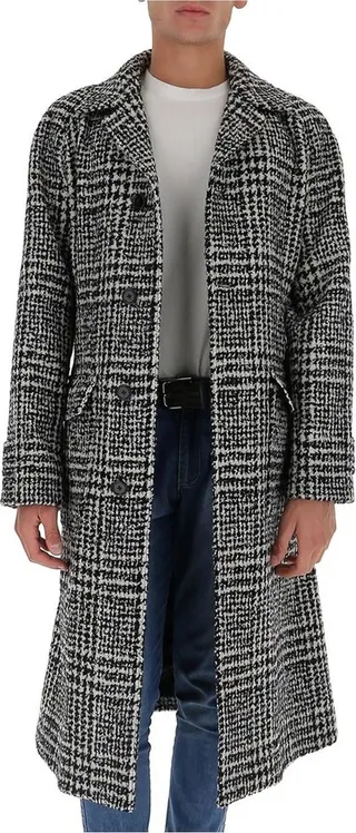 Dolce & Gabbana Checked Belted Coat