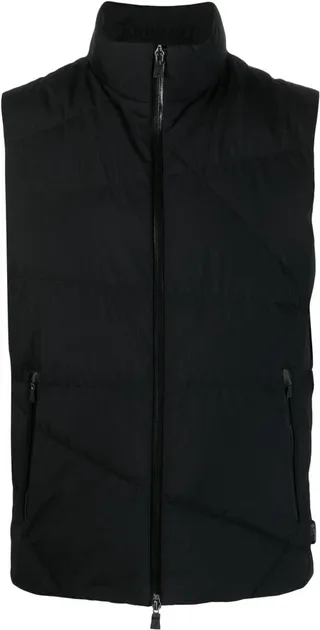 Feather-Down Padded Gilet