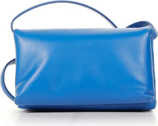 Blue Leather Prisma Small Bag