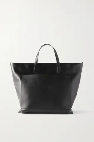 Jil Sander - Medium Leather Tote - Black