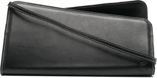 Asymmetric Leather Tote Bag