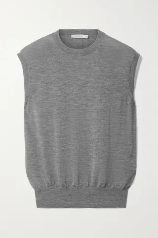 The Row - Balham Cashmere Top - Gray
