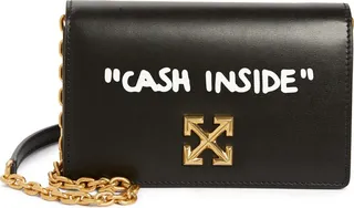 Jitney 0.5 Quote Leather Shoulder Bag