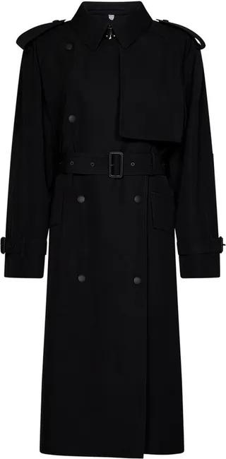 Burberry Bonded Technical Belted Trench Coat