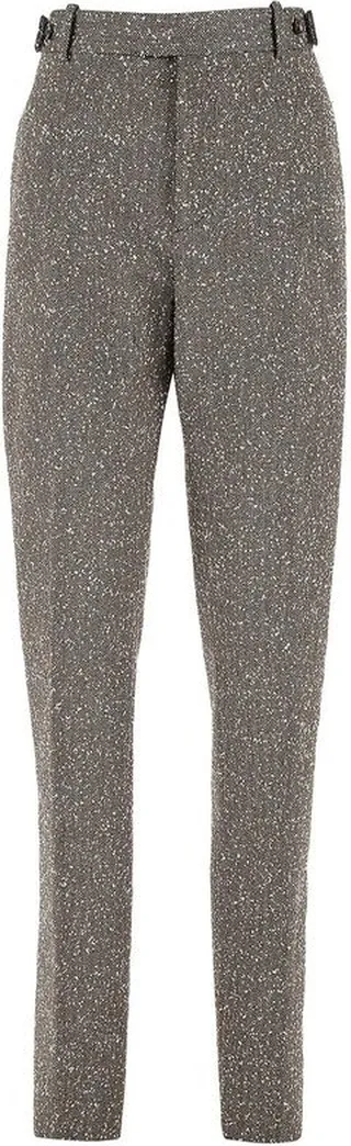 Bottega Veneta Herringbone Straight Trousers