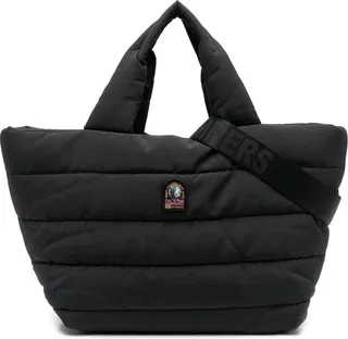 Logo-Patch Quilted Tote