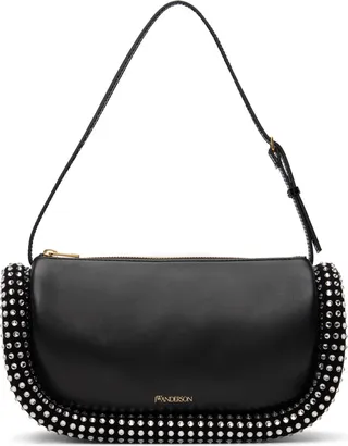 JW Anderson Black Bumper 15 Crystal Bag