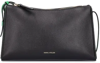 Prism bi-color leather shoulder bag