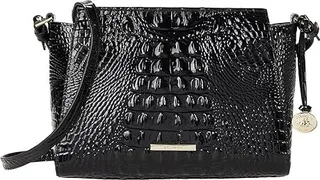 Brahmin Melbourne Hillary Crossbody (Black) Handbags