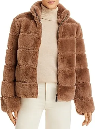 Calvin Klein Faux Fur Jacket