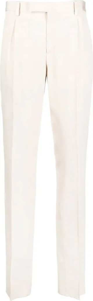 Tailored Straight-Leg Chinos