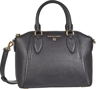 MICHAEL Michael Kors Sienna Medium Messenger (Black) Handbags