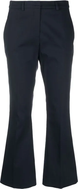 Bootcut Cropped Trousers
