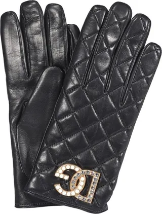 Dolce & Gabbana DG Logo Quilted Gloves