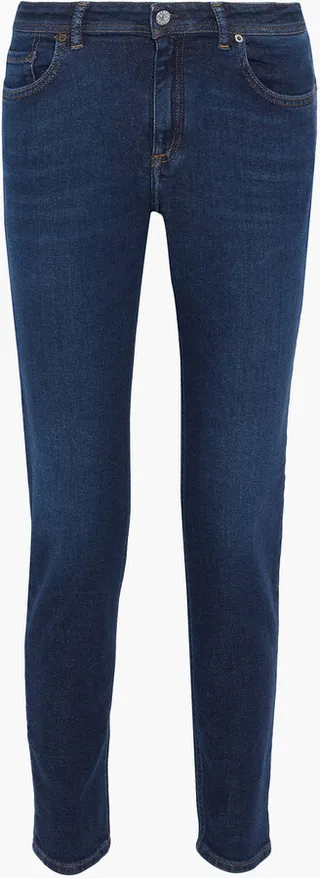 Climb faded mid-rise skinny jeans