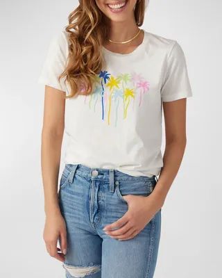 Trio Palmas Crewneck T-Shirt