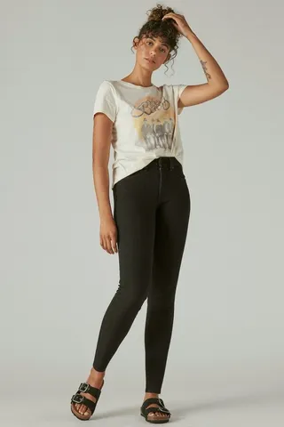 High Rise Curvy Skinny