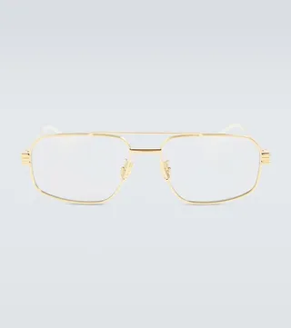 Square-frame glasses