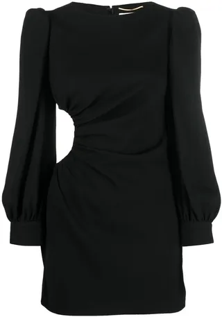 Cut-Out Draped Dress