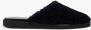 Bouclé merino wool slippers