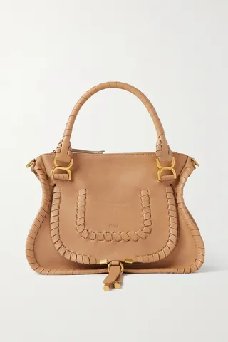 Chloé - Marcie Medium Leather Tote - Brown