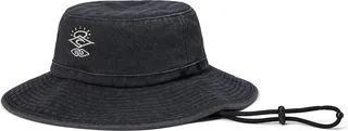 Rip Curl Searchers Mid Brim Hat (Washed Black) Caps