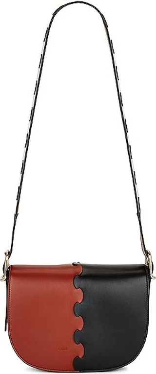 Chloe Mia Saddle Bag in Brown