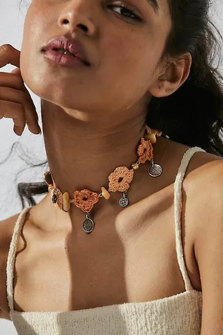 Carmel Crochet Choker by Free People