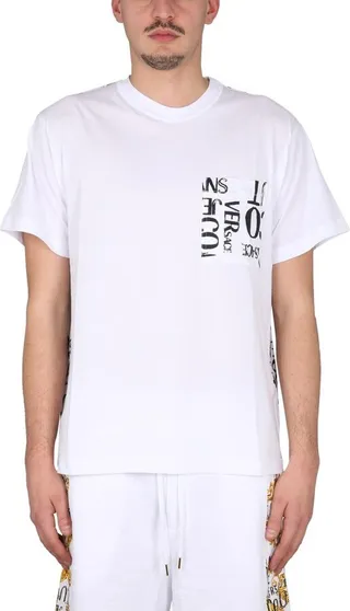 Versace Jeans Couture Graphic-Printed Crewneck T-Shirt