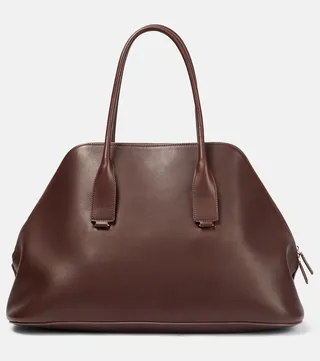 Devon leather tote bag