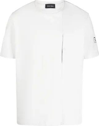 chest-pocket cotton T-shirt