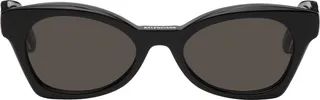 Balenciaga Black Sharp Butterfly Sunglasses