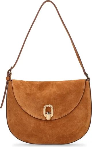The Tondo suede leather hobo bag