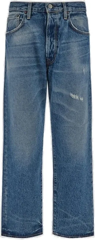 Acne Studios Distressed Relaxed Fit Jeans