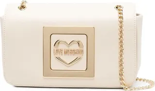 Logo-Gold Tone Shoulder Bag