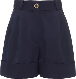 High-Waisted Tailored Shorts