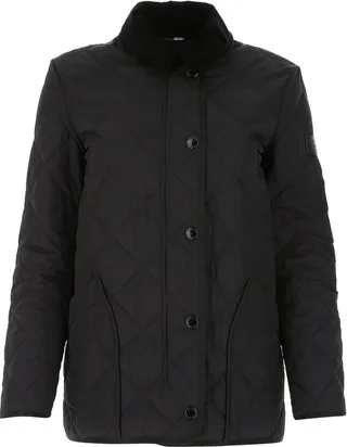 Burberry Long-Sleeved Diamond Quilted Jacket