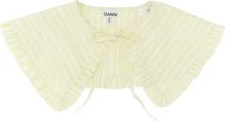 Collar With Stripe Pattern