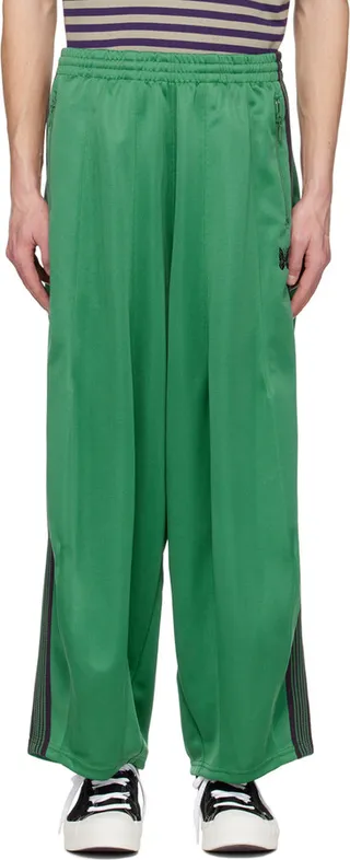 NEEDLES Green Track Sweatpants