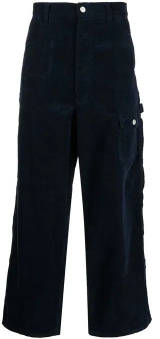 Corduroy Straight-Leg Trousers