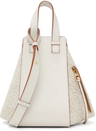 Loewe Off-White Small Anagram Hammock Bag