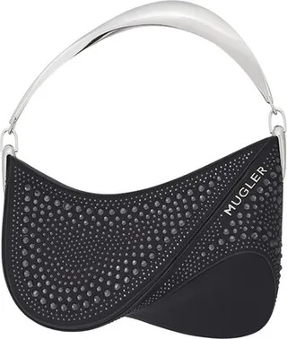 Embossed spiral curve 01 shoulder bag
