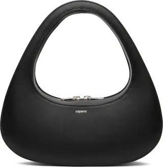 Coperni Black Baguette Swipe Bag