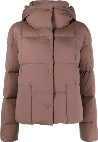 Quilted-Finish Puffer Jacket