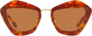 Miu Miu Eyewear Cat-Eye Frame Sunglasses