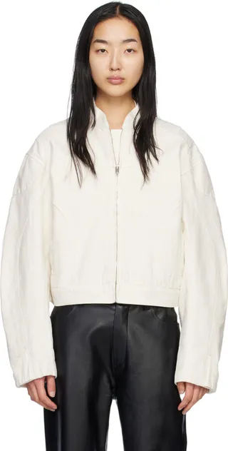 Holzweiler Off-White Jillian Bomber Jacket
