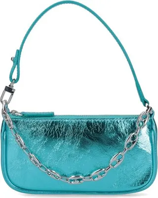 By Far Rachel Chain-Linked Mini Shoulder Bag