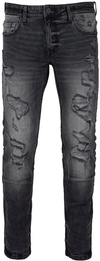 Stretch Distressed Skinny Jeans