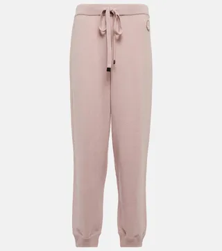 Wool and cashmere sweatpants